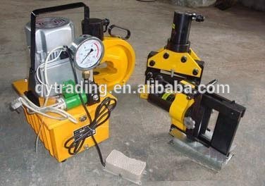 Portable busbar processing machine